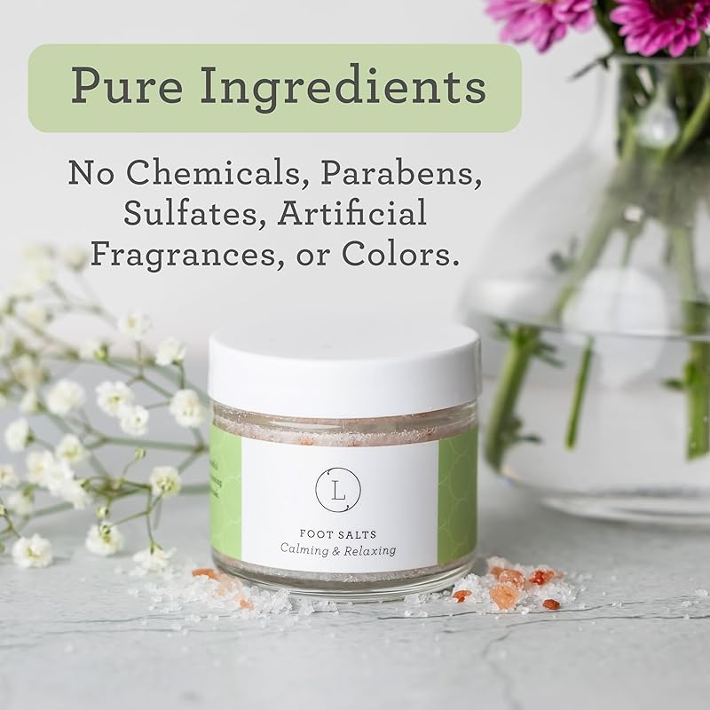 Lizush Lemongrass 6-Piece Spa Gift Set for Women - Relaxing Self-Care Basket, Luxury Handmade Body Care Items for Premium Relaxation - Happy Birthday - Handmade in the USA