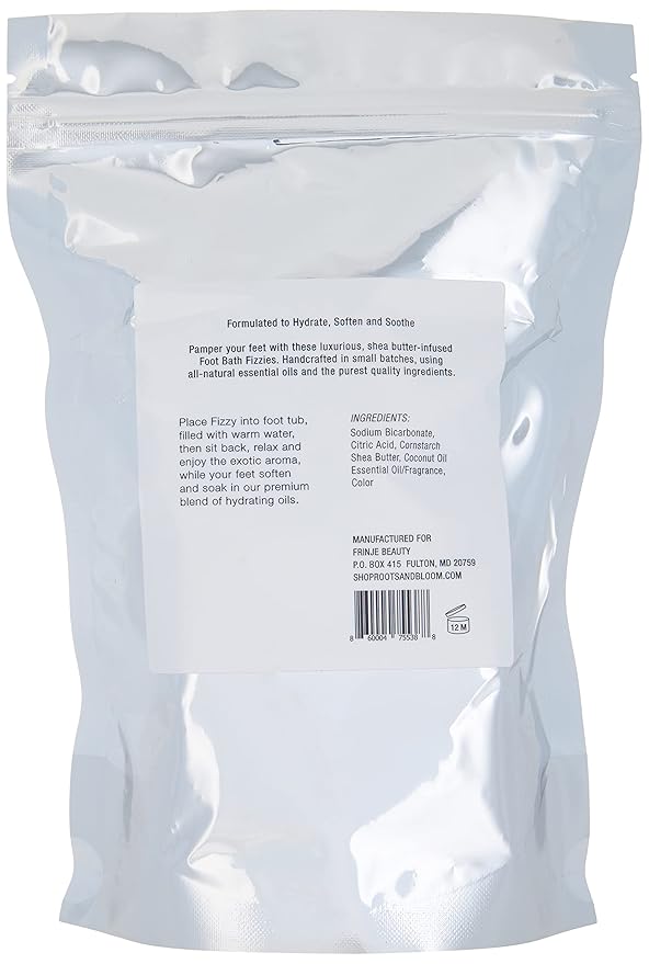 Roots & Bloom Moisturizing Foot Spa Soak | Hydrates Dry Cracked Heels, Soothes Tired Aching Feet