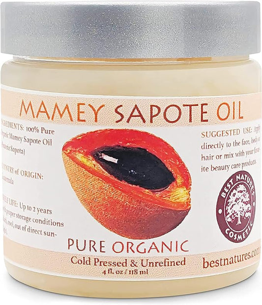Mamey Sapote Oil Pure Organic Cold Pressed Unrefined 5 fl oz / 150 ml