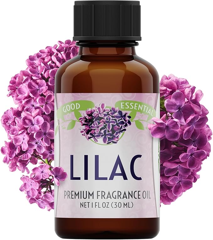 Good Essential Lilac Fragrance Oil 1 fl oz (30 ml) for Diffusers, Soap, Candle Making, Room Spray, Lotions, Aromatherapy