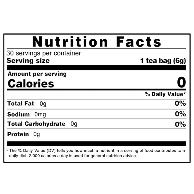 TEARELAE - Himalayan Tartary Buckwheat Teabags 6.35oz/180g (6g x 30 Bags) - Pure Natural Buckwheat Tea - Caffeine Free - Roasted Nuts Aroma - Non-GMO