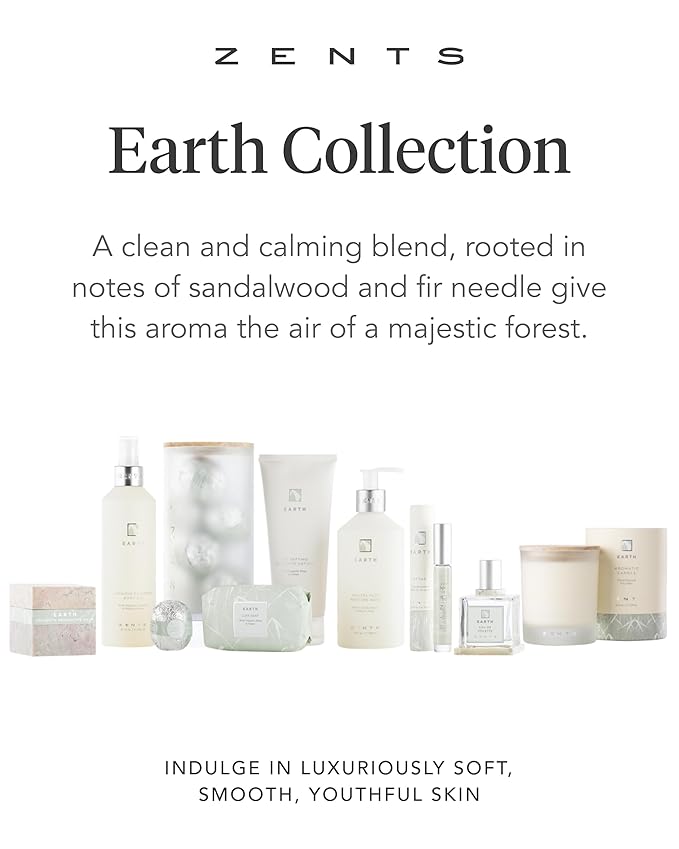 Zents Age-Defying Probiotic Body & Hand Lotion (Earth) | Moisturizing Lotion with Hyaluronic Acid & Organic Shea Butter | Nourishes & Hydrates Skin | 6.4 fl oz