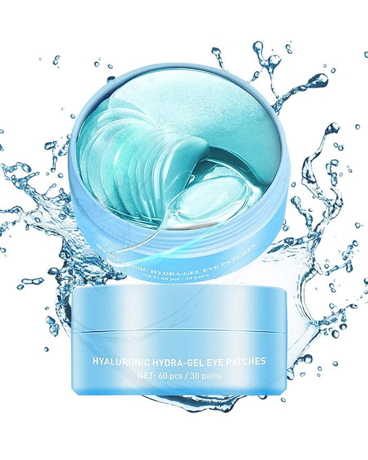 Under Eye Patches (60Pcs) - Upgraded Eye Mask Hyaluronic Acid & Collagen,Eye Treatment Mask,Under Eye Bag Treatment,Eye Mask for Puffy Eyes,Under eye Dark Circles,Women's Mother's Day Gift for Women