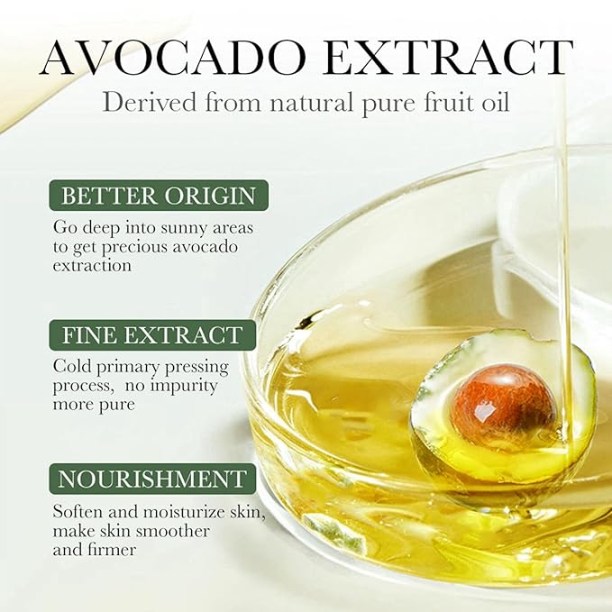 Avocado Skin Care Set, Face Skin Care Set For Women, Skin Care Kit for Women Teens - Cleanser, Toner, Face & Eye Cream, Serum, Facial Lotion, 6PCS Skincare Gift Set Anti-Aging Smooth Hydrating Skin