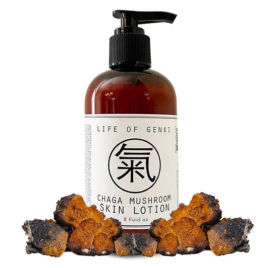USA Made Vegan all Natural Chaga Mushroom skin lotion cream Moisturizing skin cream apricot kernel oil