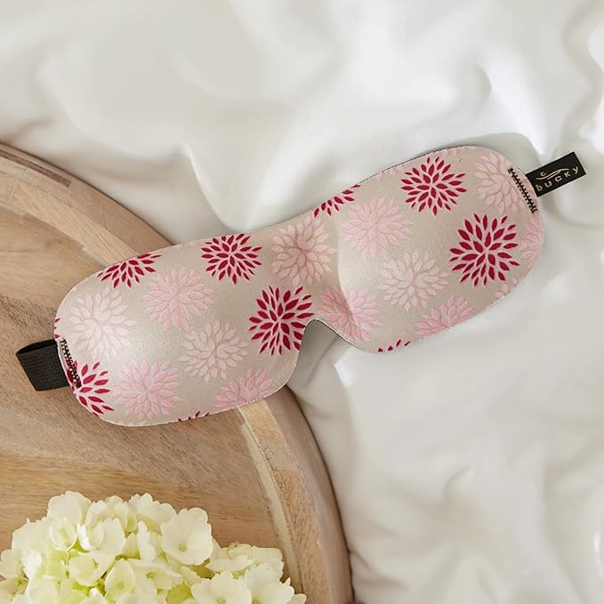 Bucky 40 Blinks No Pressure Eye Mask for Travel & Sleep, Ruby Pop, One Size