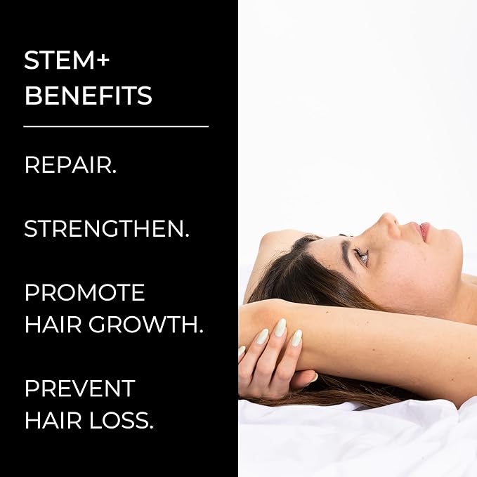 Stem+ Scalp Serum | Leave On Restoring Treatment For Oily & Dry Scalp | Repairs, Strengthens, & Nourishes | Sulfate-Free | Paraben & Phthalate Free | Vegan