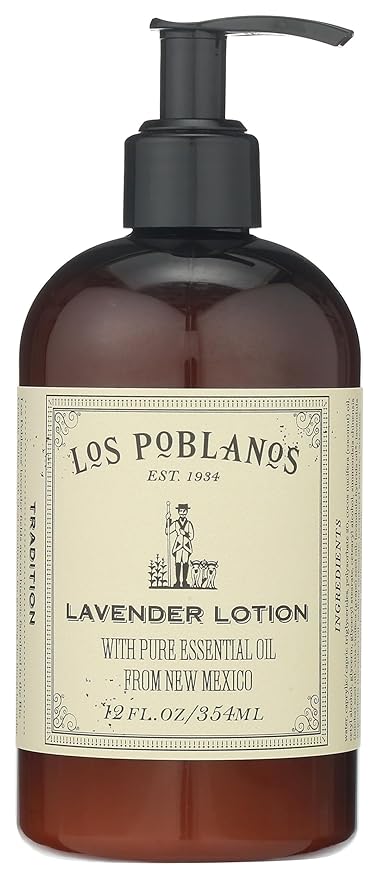LOS POBLANOS Lavender Lotion, 12 FZ