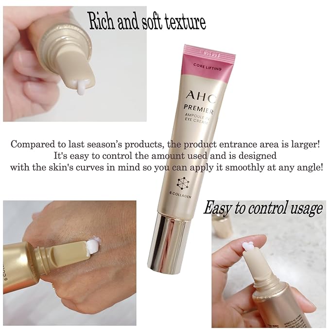 Quick moisturizing charge, Deep nutrition eye cream For AHC Premier Ampoule in Core Lifting Eye Cream Season12, 40ml (2 SET)