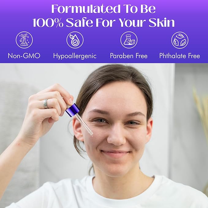 Collagen & Peptides Serum For Face - Dermatologist Tested, Anti-Aging, Hydrating & Repairing Treatment for Fine Lines & Wrinkles - Clean Beauty, Cruelty-Free Korean Skincare - 1.69oz