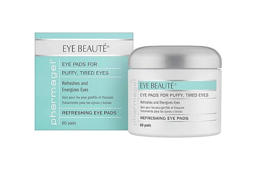 Pharmagel Complexe Eye Beaute Treatment Pads | Herbal Solution | Under Eye Bags and Puffy Eyes Treatment | Pads for Tired, Swollen, and Sagging Eyes - 60 Count