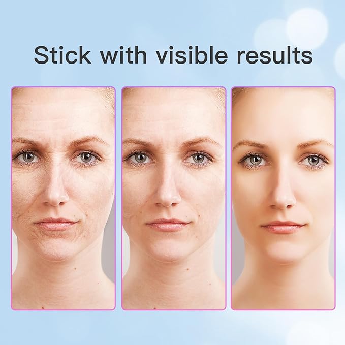 Neck Face Beauty Device, Skin Care Face Massage,3 in 1 Facial Massager Sculpting Tool with Thermals, Vibration (White)