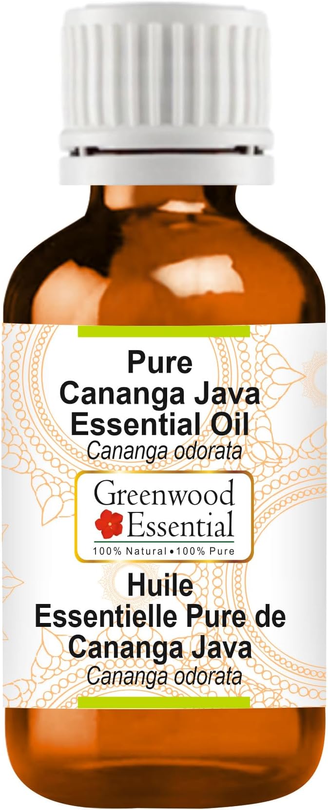 Pure Cananga Java Essential Oil (Cananga odorata) Steam Distilled 50ml (1.69 oz)