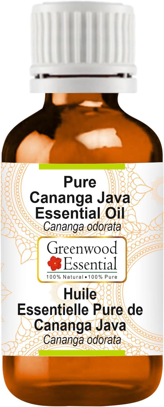 Pure Cananga Java Essential Oil (Cananga odorata) Steam Distilled 50ml (1.69 oz)