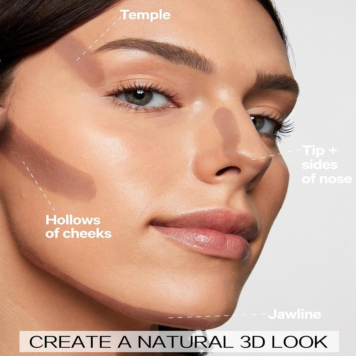 8 Colors Cream Contour Sticks Makeup Kit, Dual-Ended Concealer Stick With Soft Brush, Non-Greasy Long-Wear Face Primer Multi-Use Contouring Pen, Full Coverage Shades Corrector Concealer (05#)