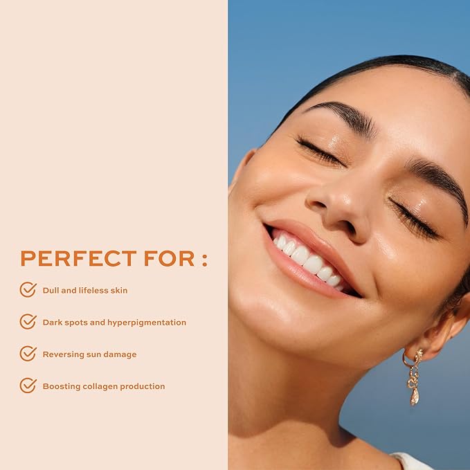 KNOW Beauty Arctic Gold Vitamin C Mask - Brighten Dull Skin, Remove Dark Spots and Pigmentation, Reverse Sun Damage, Boost Collagen, For All Skin Types - With Cloudberry and Tetrahexyldecyl Ascorbate