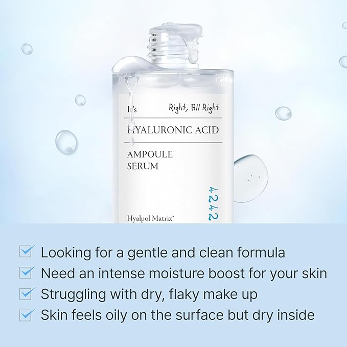 SCINIC Hyaluronic ACID Ampoule Serum 50ml, 1.69oz / 5 types of hyaluronic acid, moisture retention, inner dryness/Korean Ampoule/korean skin care