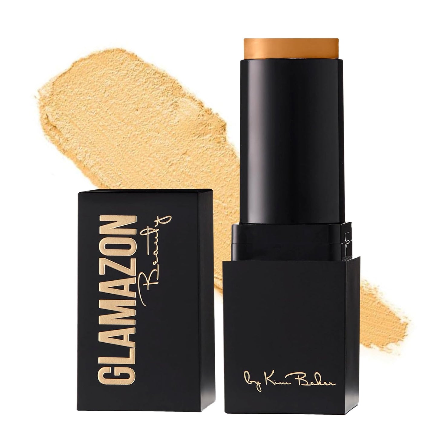 Glamazon Second to None Foundation Stick, Sunkissed Tan, Light-to-Full Coverage, Weightless Makeup With a Glowy Natural Finish