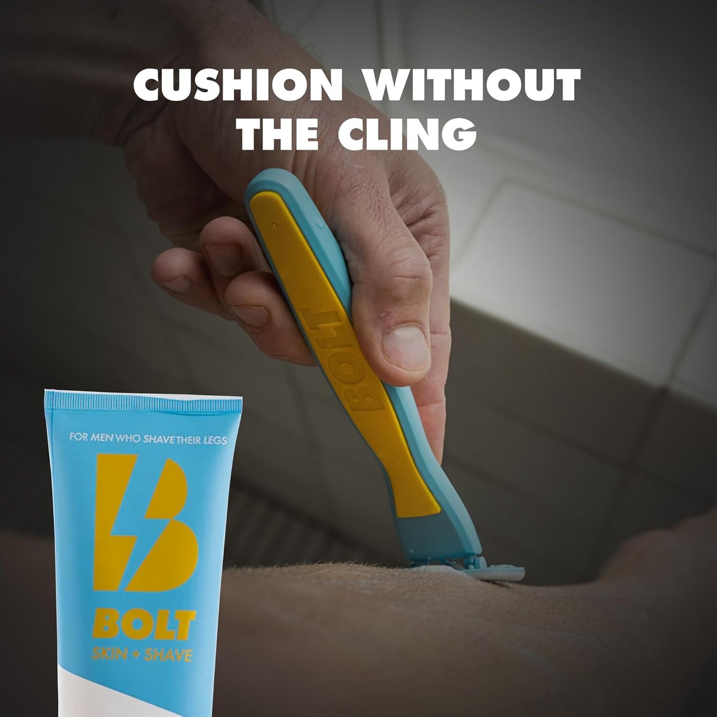 Shave Butter for Men - Ultimate Comfort for Smooth, Gliding Shaves - Reduces Nicks, Cuts and Irritation for a Luxurious Leg Shave with Cooling Aloe Vera and Menthol - 6 Fl Oz