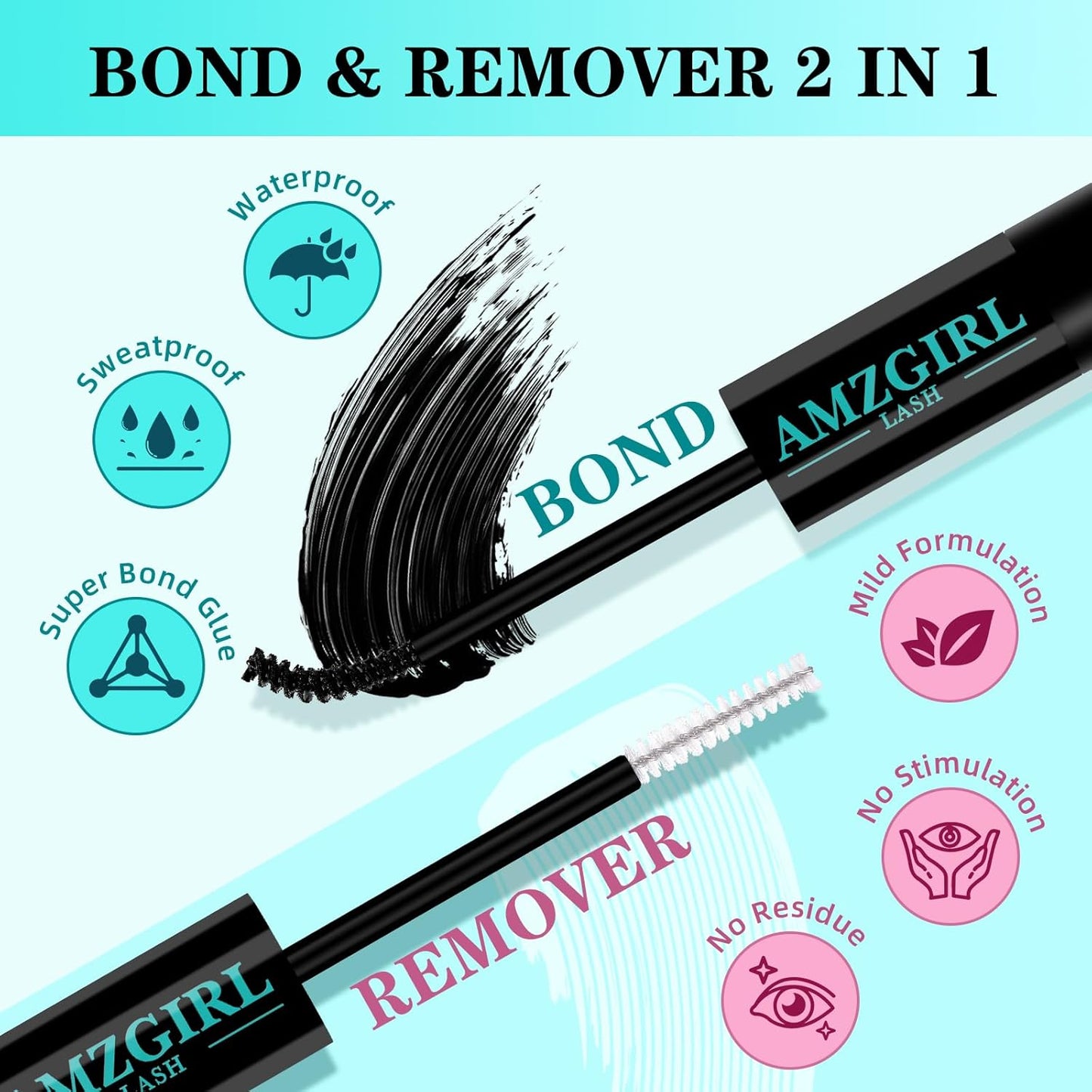 Lash Clusters Kit 200PCS 50D Eyelash Extension Kit D Curl Wispy Eyelash Clusters DIY Natural Individual Lashes Kits Lashes Extensions Kit with Lash Bond and Remover Eyelash Tweezer at Home