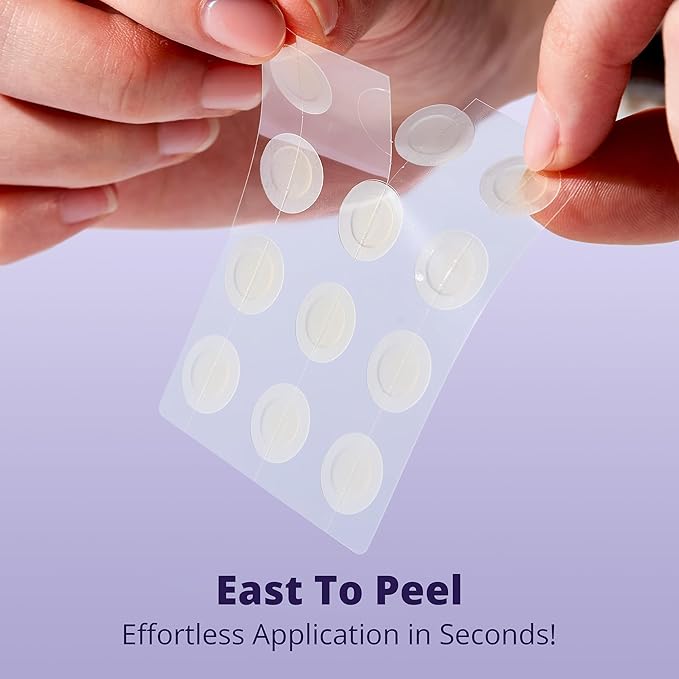 Pimple Patches for Face (96 Count). Invisible Hydrocolloid Acne Patch for Blemishes, Zits, and Breakouts. Easy-to-Use Spot Cover for Day & Night, Medium Size (12mm)