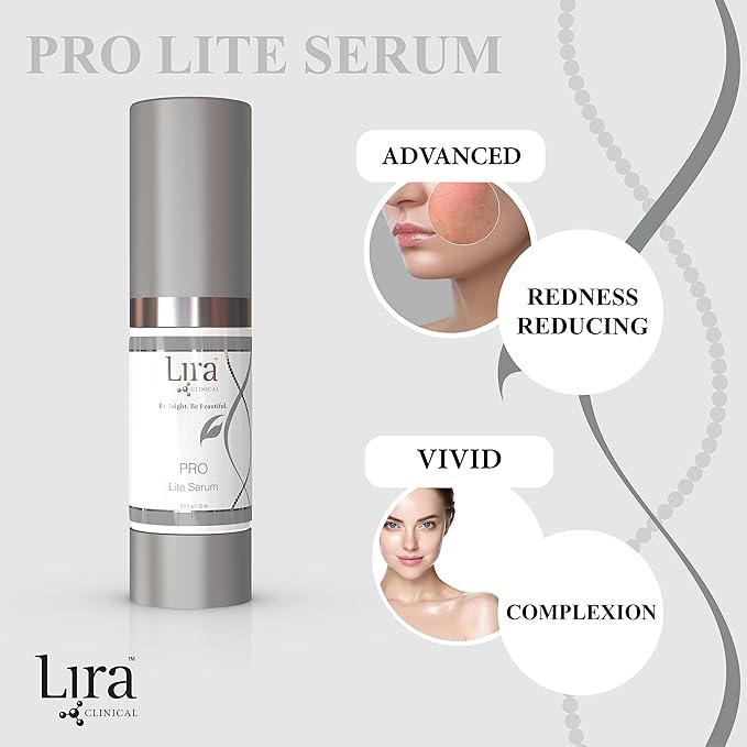 Lira Clinical BIO Caviar Creme and PRO Lite Serum Bundle - Anti Aging Face Moisturizer for Women and Men - Anti Wrinkle Face Cream with Plant Stem Cells - Face Serum for Acne Skin, Dry, and Oily