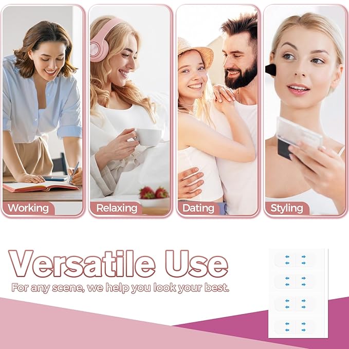 Face Tape Lifting Invisible, Face Lift Tape 140Pcs, Neck Tape Facelift Tape for Face Invisible Use Before Makeup, Facial Tape Face Lift for Lifting Sagging Skin Wrinkle Neck Double Chin Jowls Eyes