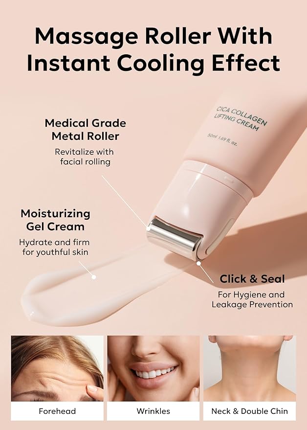 [K-Beauty] Bewants Cica Collagen Lifting Cream(1.7 fl oz) and Phyto Collagen Roll-On Eye Cream