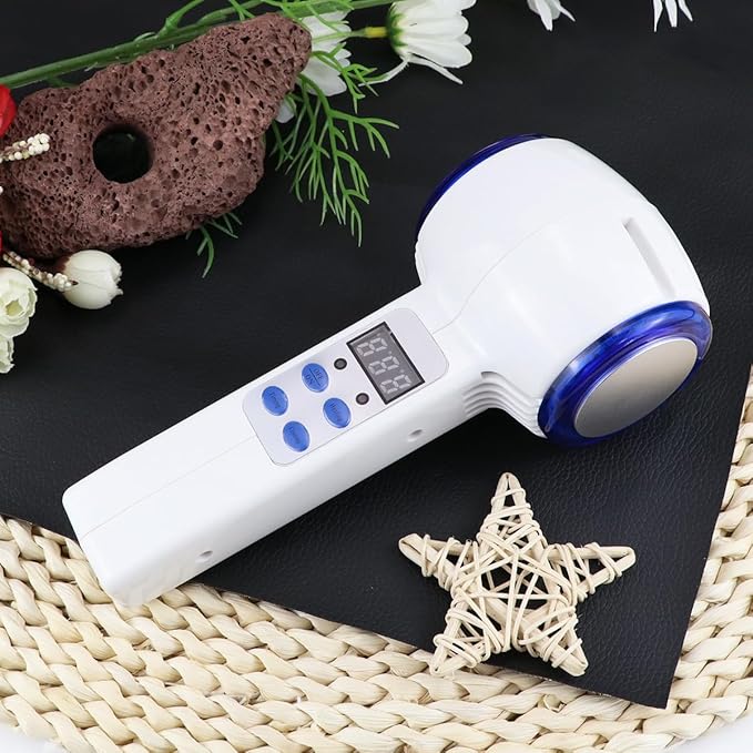 Hot and Cold Face Massager, Double Heads Hammer Vibration Massage Instrument, SPA Anti-Wrinkle Skin Tighten Lifting Massage Machine