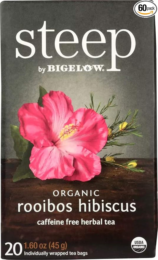 Steep Herbal Tea Bags, 20/Box (17713)