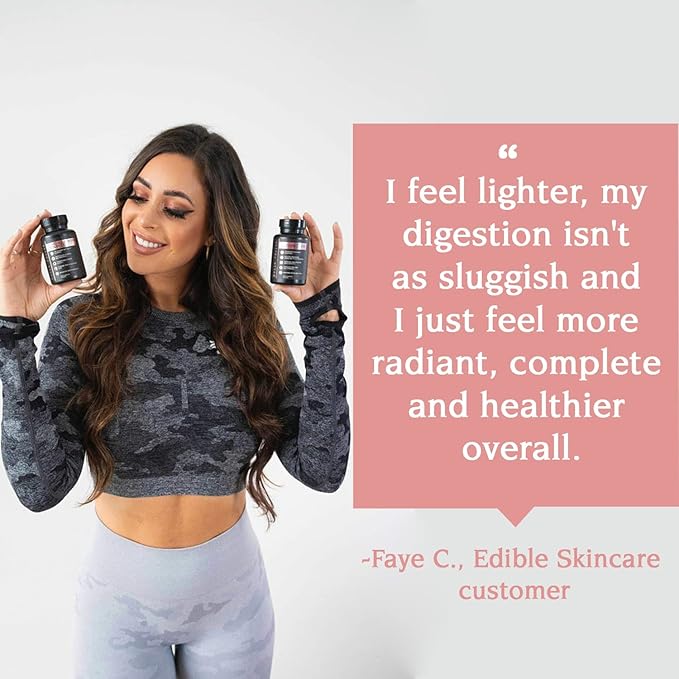 Bella Vérité. Probiotic/Prebiotic Complex for Women and Glowing Skin Collagen Boosting Complex Bundle, Vegan Skincare Set, 30 Day Supply