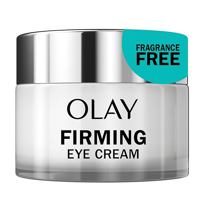 Olay Firming Eye Cream, Fragrance-Free, Collagen Peptide - Firm Skin Around the Eyes, 0.5 Fl Oz