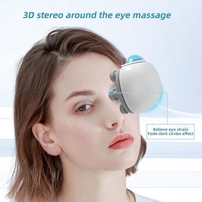 Handheld Nano Spray Eye Massager Portable Hydrating Eye Spray Massager for Dry Eyes Puffiness & Dark Circles Relief Easy to Use at Home in Office or Travel