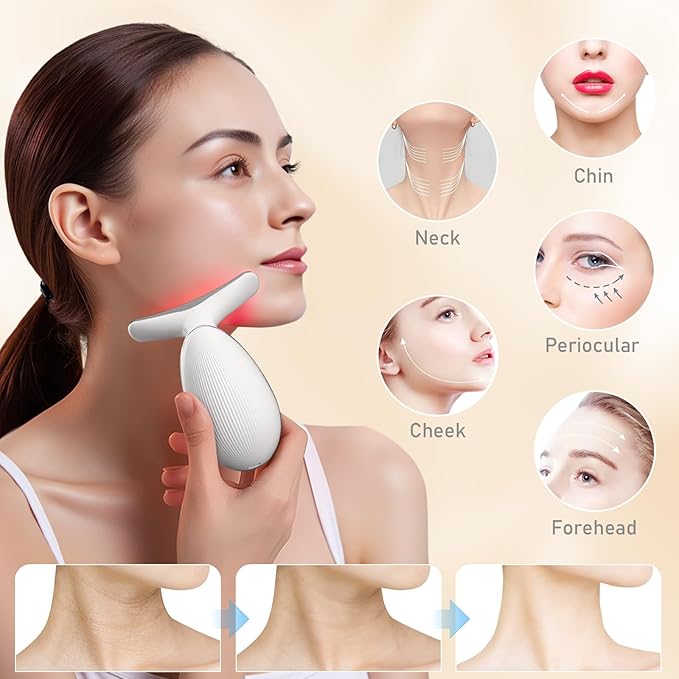 Neck and Face Massager for Home Use, Face Roller for Double - Chin, Face Sculpting Skin Care Tool,Improve, Firm,Tightening and Smooth