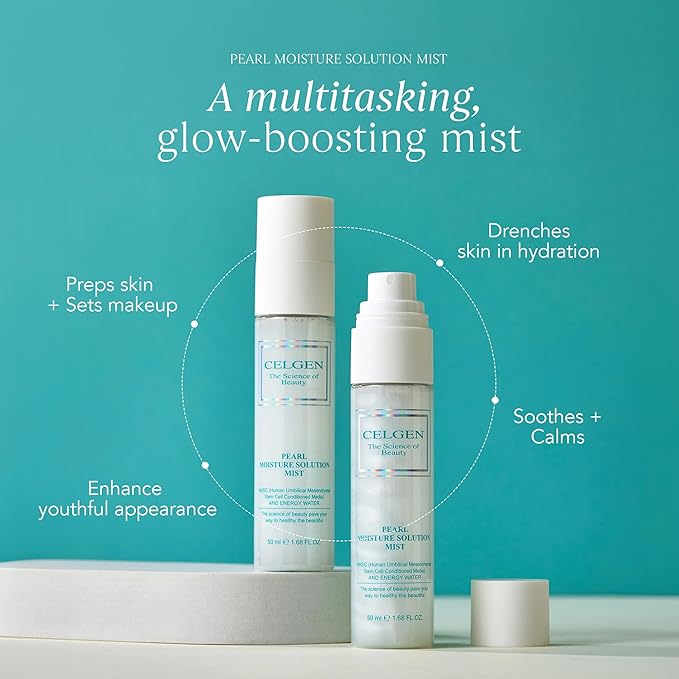 [CELGEN] Pearl Moisture Solution Mist, 4.9 Fl. Oz./145ml
