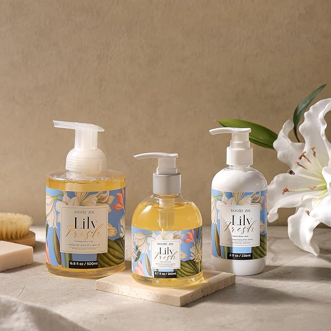 Daily Hand & Body Lotion with Moisturizing Shea Butter for All Skin Type- Lily Fresh - 236 ML / 8 FL OZ