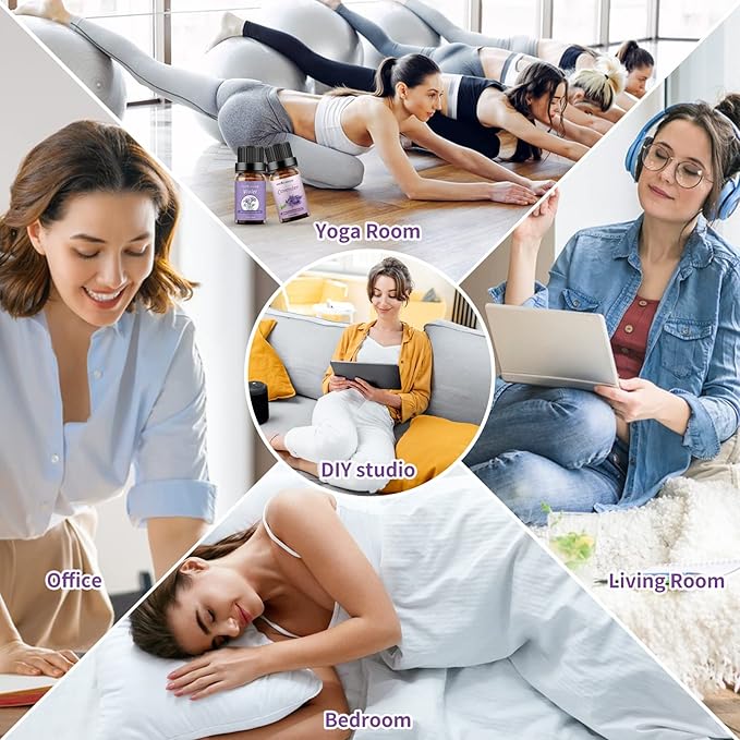 Violet Oil Lavender Essential Oil Gift Set, 100% Pure Organic Aromatherapy Oils Gift Set for Diffuser, Massage, Soap, Candle Making - 2 x 10ml