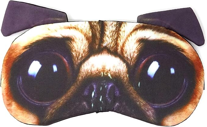 Honbay 3D Funny Eyeshade Sleep Eye Mask with Adjustable Head Strap for Travel, Game, Party, Rest, Sleeping, etc