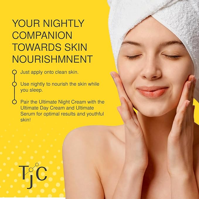 Jojoba Ultimate Night Cream - Visibly Reduces Wrinkles - Enhances Skin Regeneration - Improves Skin Texture - 50ml