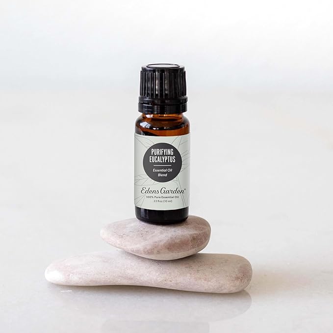 Edens Garden Purifying Eucalyptus Essential Oil Blend- 100% Pure Premium Grade, Undiluted, Natural, Therapeutic, Aromatherapy, The Best for Diffusing, Skin, Hair, Humidifiers 10 ml (.33 fl oz)