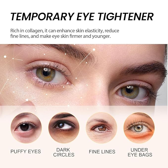 Instant Firm Eye Tightener, Instant Eye Firm Tightening Cream, Tightener Cream for Under eye Bags, Dark Circles, Puffiness, Delicate Skin - 1PC