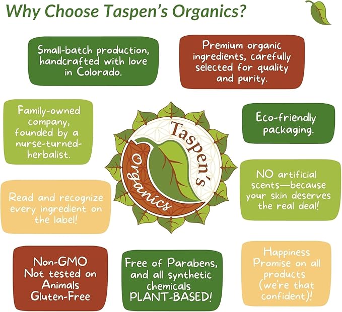 Taspen's Organics Magnesium Zen Sleep Cream with Organic Ingredients - Natural Sleep & Relaxation Formula - Moisturizing Formula- Cruelty-Free (1.7 oz)