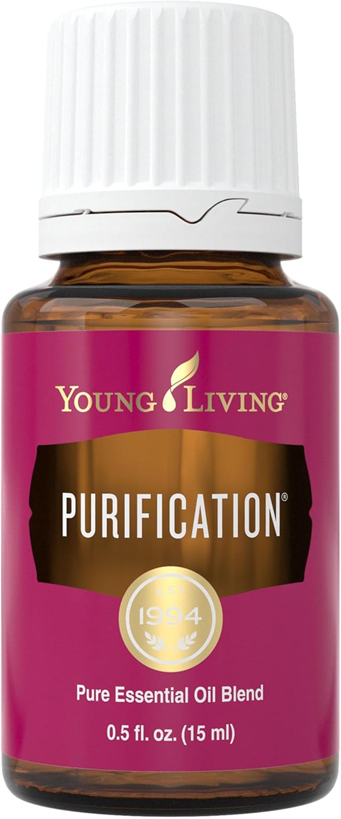 Young Living Purification Essential Oil 15ml | Soothing to Your Skin for Everyday Irritations | Laundry Boosting & Scent Neutralizing | Aromatherapy Diffuser & Freshener for Home