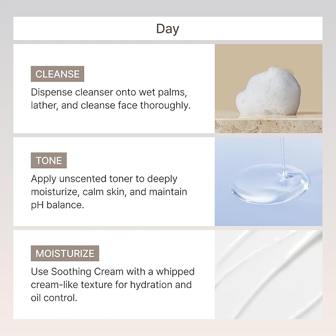 DearKlairs [Klairs] Korean Skincare Beginner Kit, 4pc Set, Cleanser to cream