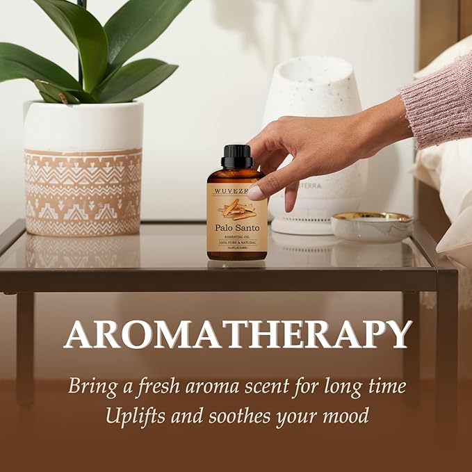 Palo Santo Essential Oils 240ML, Pure PaloSanto Essential Oil for Aromatherapy Diffuser - 8 Fl Oz