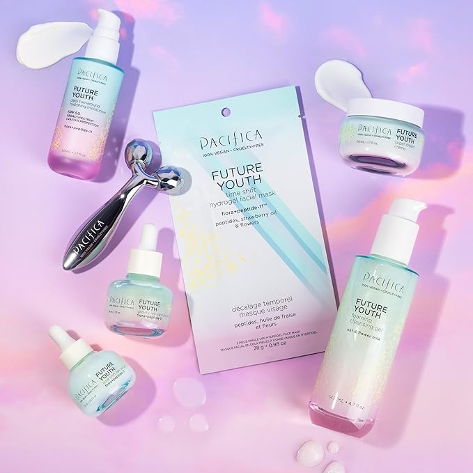 Pacifica Future Youth Time Shift Eye Serum – Peptide Eye Serum for Fine Lines & Dark Circles, Lifting & Firming Under Eye Treatment w/Flora + Peptide-11, Unscented Hydrating Gel for All Skin Types