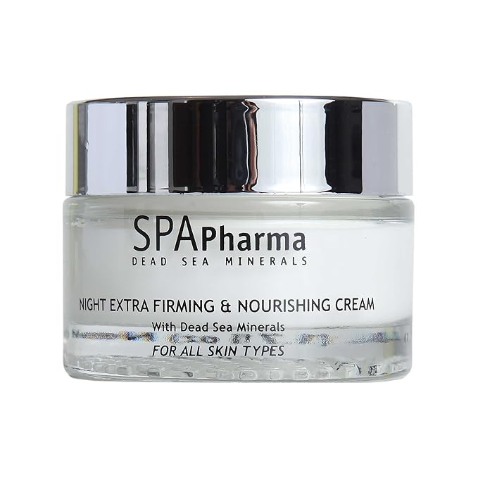 Night Extra Firming & Nourishing Cream for All Skin Types Enriched with Dead Sea Minerals (1.7 Fluid Ounce)