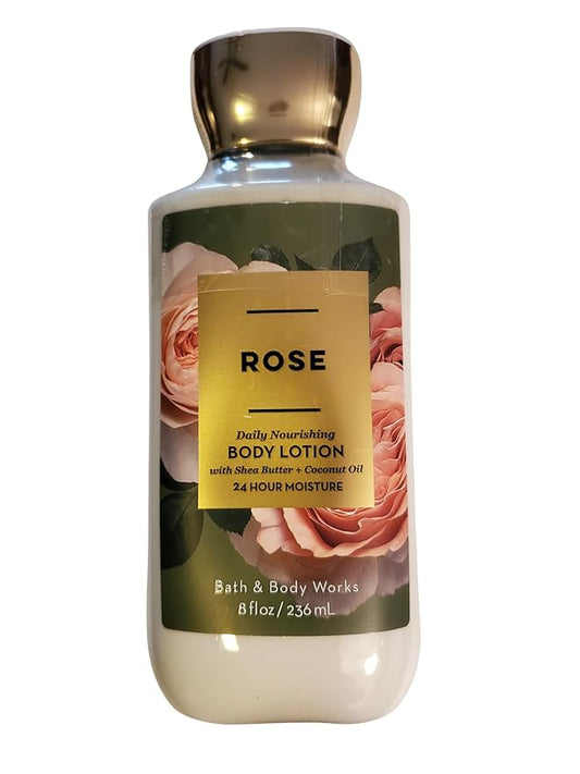 Bath & Body Works Rose Body and Hand Lotion Pack of, 8oz (Rose)