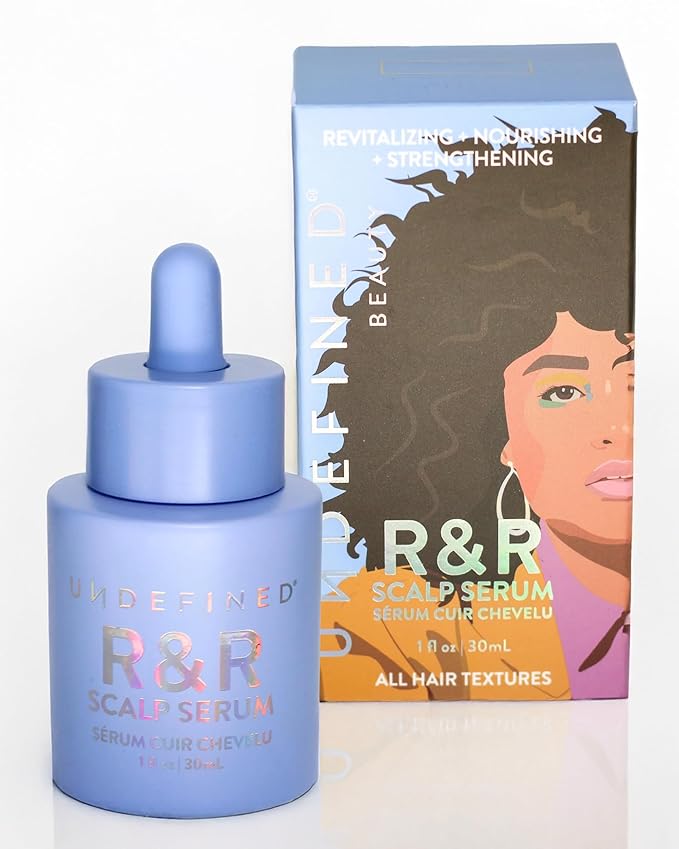 Undefined Beauty R&R Scalp Serum – Revitalizing & Strengthening Hair Treatment with Peptides, Rosemary, Ashwagandha & Niacinamide