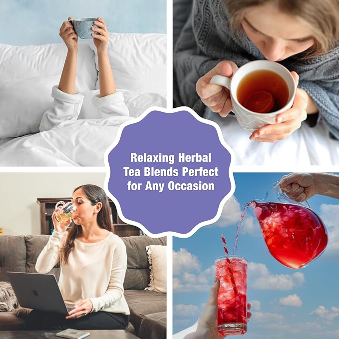 Tiesta Tea - Palm Beach Punch | Loose Leaf | Fruit Punch Herbal Tea | Caffeine-Free Tropical Blend with Apple, Carrots & Orange | Brew Hot or Iced | 4oz Refillable Tin, 50 Cups